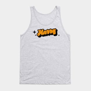 Harry - Retro Classic Typography Style Tank Top